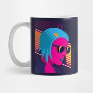 Outrun Girl Mug